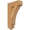 Ekena Millwork Thorton Arts & Crafts Rough Sawn Bracket, Western Red Cedar, 4"W x 14"D x 22"H BKT04X14X22THR03RWR - alternate 1